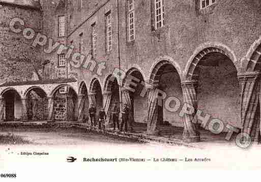 Ville de ROCHECHOUART, carte postale ancienne