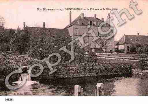 Ville de SAINTAGNAN, carte postale ancienne