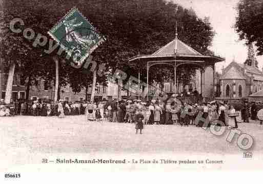 Ville de SAINTAMANDMONTROND, carte postale ancienne