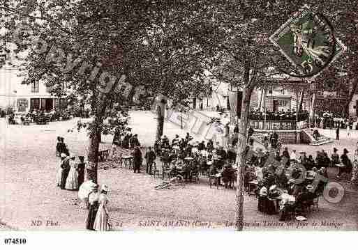 Ville de SAINTAMANDMONTROND, carte postale ancienne