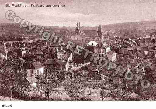 Ville de SAINTAVOLD, carte postale ancienne