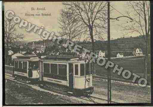 Ville de SAINTAVOLD, carte postale ancienne