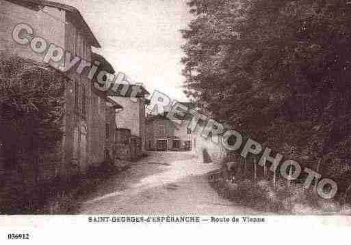 Ville de SAINTGEORGESD'ESPERANCHE, carte postale ancienne