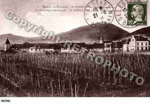 Ville de SAINTHIPPOLYTE, carte postale ancienne