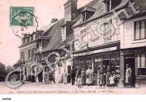 Ville de SAINTJULIENLEFAUCON, carte postale ancienne