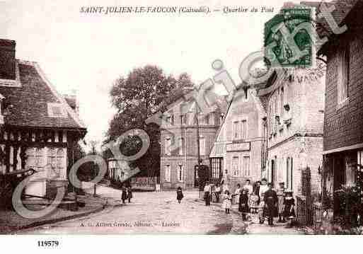 Ville de SAINTJULIENLEFAUCON, carte postale ancienne