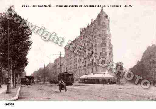 Ville de SAINTMANDE, carte postale ancienne