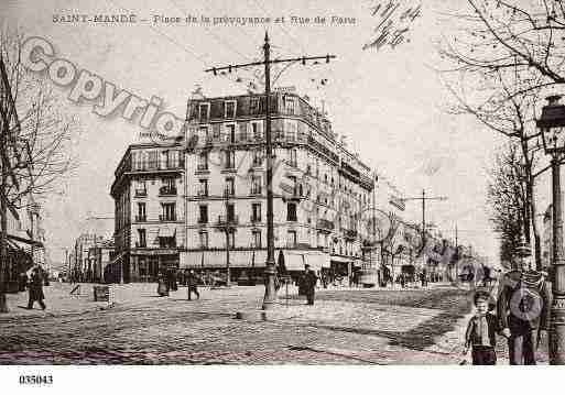 Ville de SAINTMANDE, carte postale ancienne