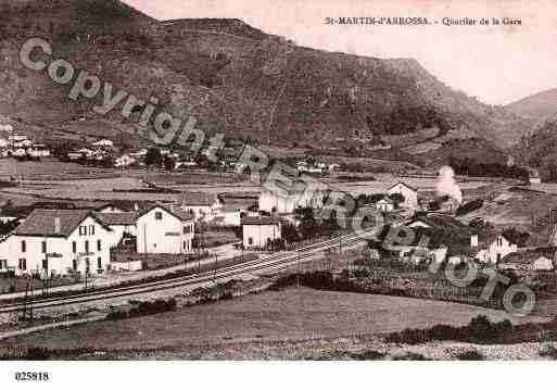 Ville de SAINTMARTIND'ARROSSA, carte postale ancienne