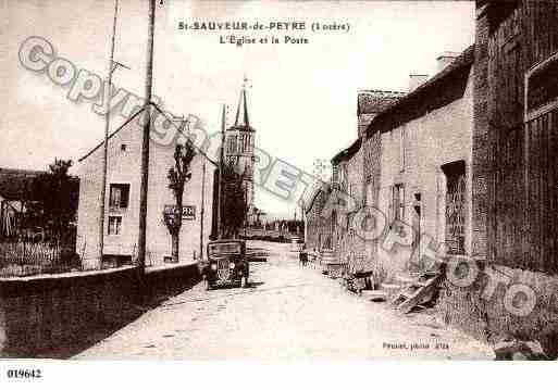 Ville de SAINTSAUVEURDEPEYRE, carte postale ancienne