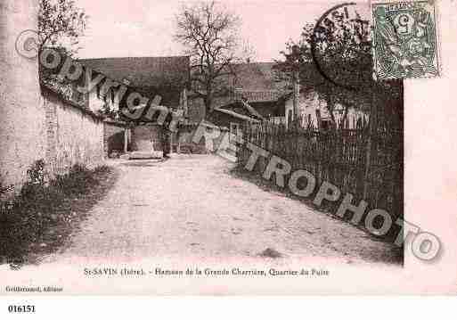 Ville de SAINTSAVIN, carte postale ancienne