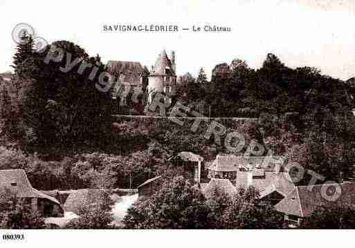 Ville de SAVIGNACLEDRIER, carte postale ancienne