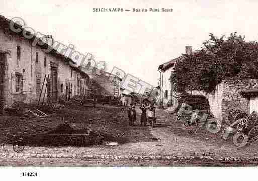 Ville de SEICHAMPS, carte postale ancienne