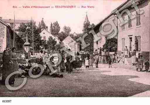 Ville de SELONCOURT, carte postale ancienne