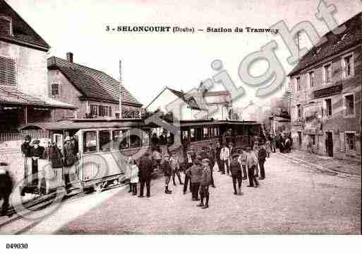 Ville de SELONCOURT, carte postale ancienne