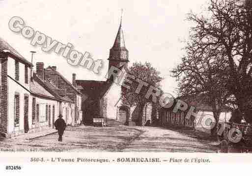 Ville de SOMMECAISE, carte postale ancienne