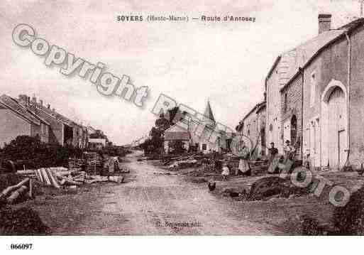 Ville de SOYERS, carte postale ancienne