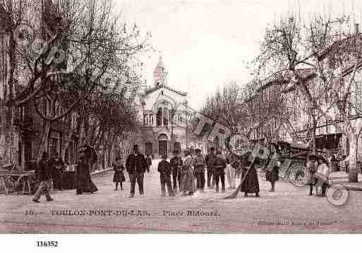 Ville de TOULON, carte postale ancienne