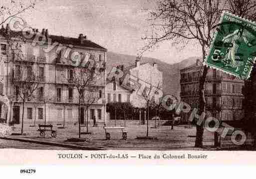 Ville de TOULON, carte postale ancienne