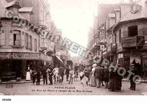 Ville de TOUQUETPARISPLAGE(LE), carte postale ancienne