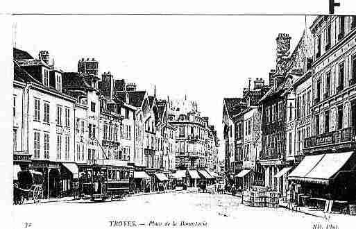 Ville de TROYES, carte postale ancienne