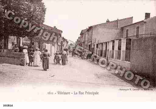 Ville de VILLELAURE, carte postale ancienne