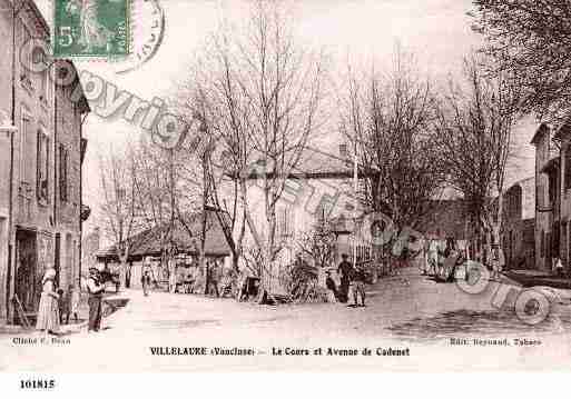 Ville de VILLELAURE, carte postale ancienne