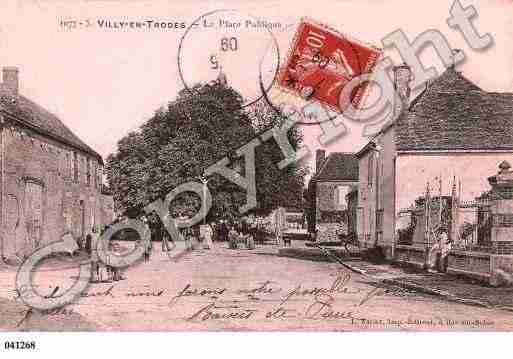 Ville de VILLYENTRODES, carte postale ancienne