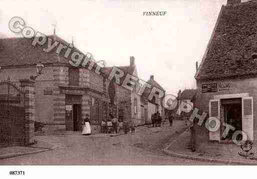 Ville de VINNEUF, carte postale ancienne