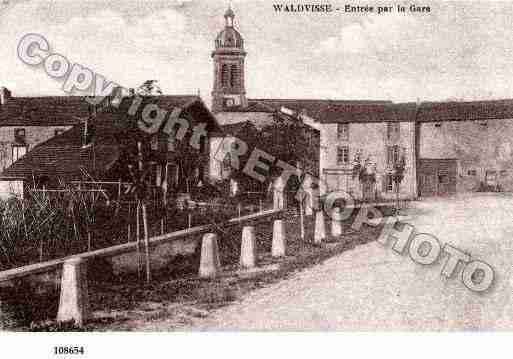Ville de WALDWISSE, carte postale ancienne Ville de WALDWISSE, carte postale ancienne