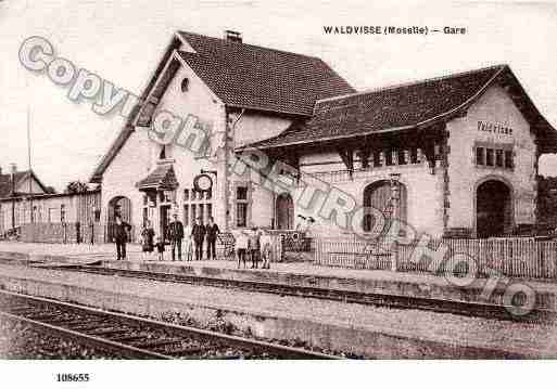 Ville de WALDWISSE, carte postale ancienne