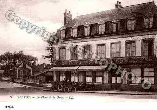 Ville de YVETOT, carte postale ancienne