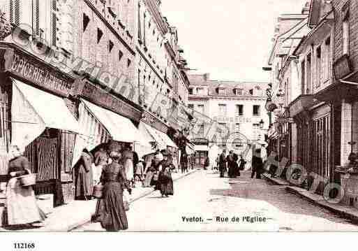 Ville de YVETOT, carte postale ancienne