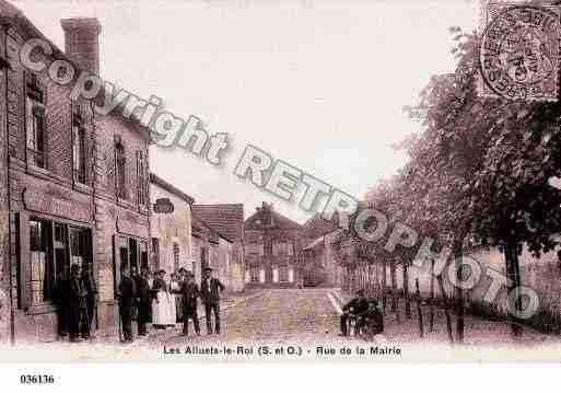 Ville de ALLUETSLEROI(LES), carte postale ancienne