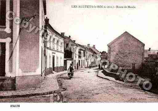 Ville de ALLUETSLEROI(LES), carte postale ancienne