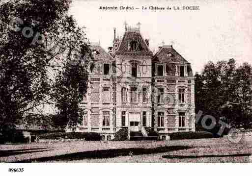 Ville de ANJOUIN, carte postale ancienne