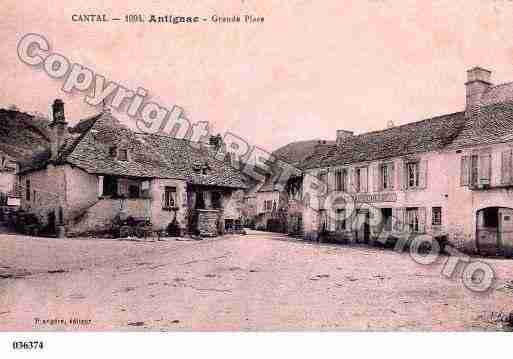 Ville de ANTIGNAC, carte postale ancienne