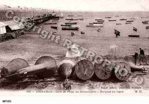 Ville de ARCACHON, carte postale ancienne