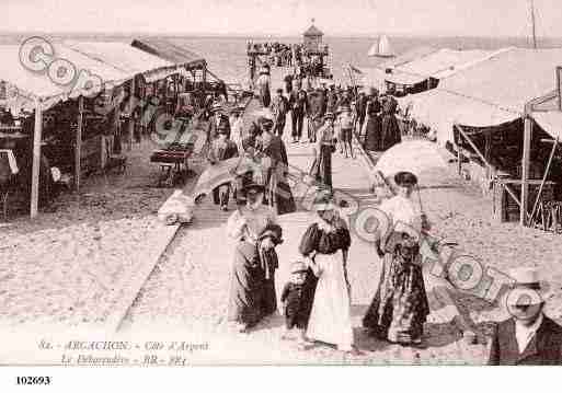 Ville de ARCACHON, carte postale ancienne