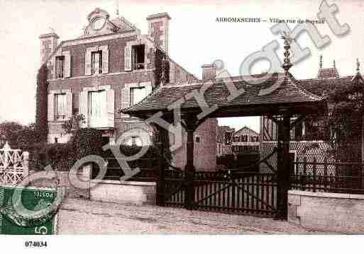 Ville de ARROMANCHESLESBAINS, carte postale ancienne