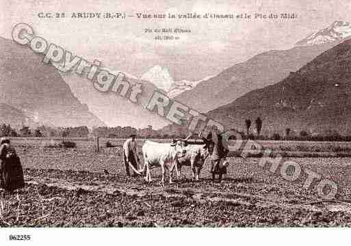 Ville de ARUDY, carte postale ancienne