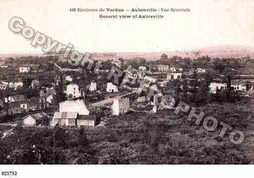 Ville de AUBREVILLE, carte postale ancienne