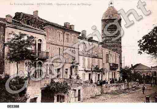 Ville de AUVILLAR, carte postale ancienne