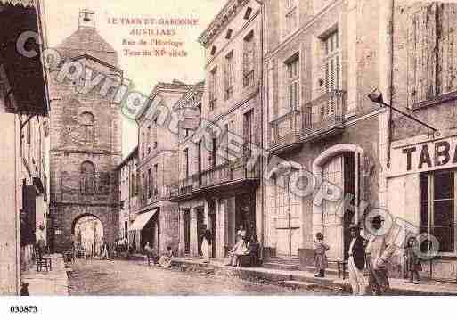 Ville de AUVILLAR, carte postale ancienne