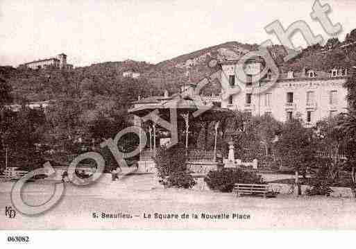 Ville de BEAULIEUSURMER, carte postale ancienne