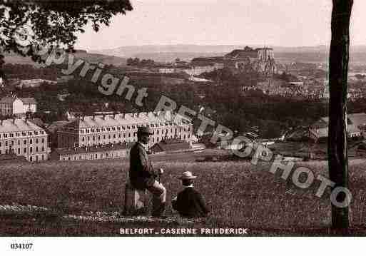 Ville de BELFORT, carte postale ancienne