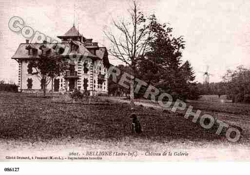 Ville de BELLIGNE, carte postale ancienne