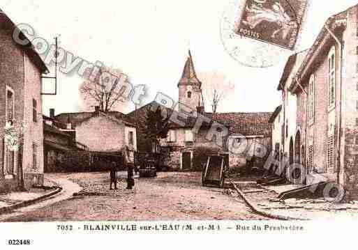 Ville de BLAINVILLESURL'EAU, carte postale ancienne