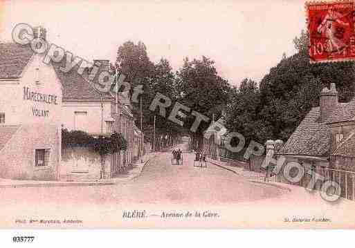 Ville de BLERE, carte postale ancienne