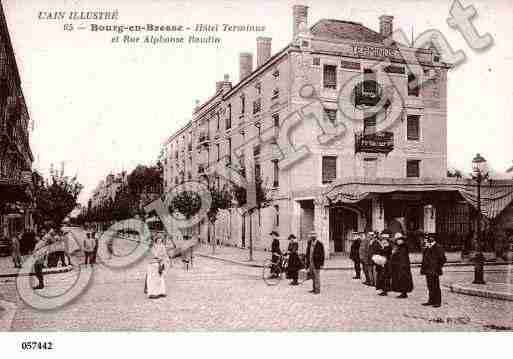 Ville de BOURGENBRESSE, carte postale ancienne